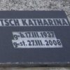 Lokodi Katharina 1937-2008 Grabstein